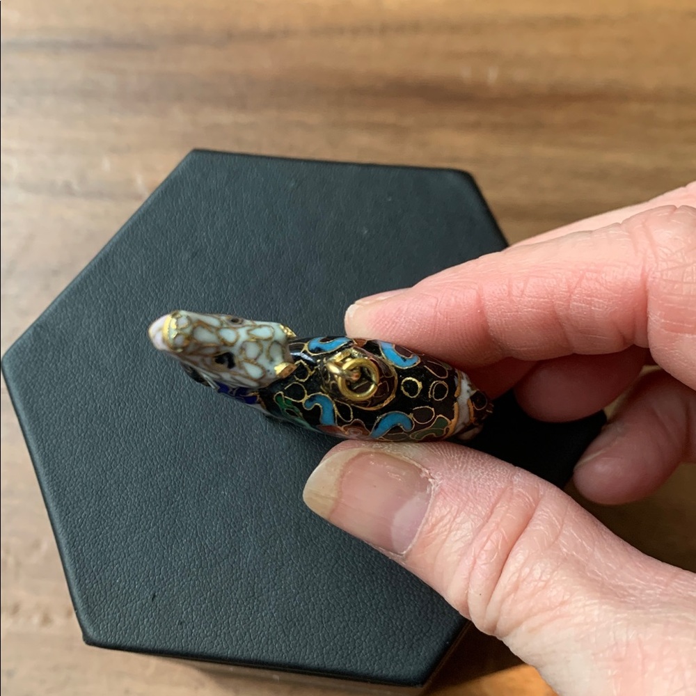 Vintage Cloisonné Camel Pendant - Picture 5 of 6